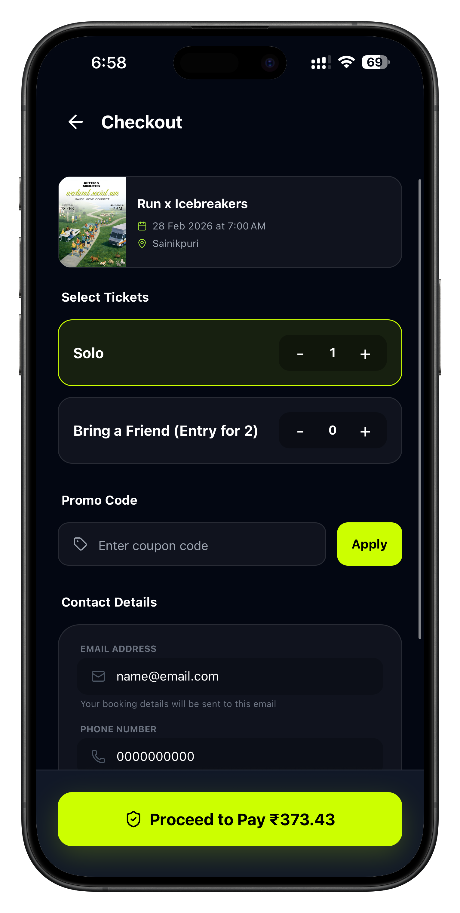 HydHub App Screenshot